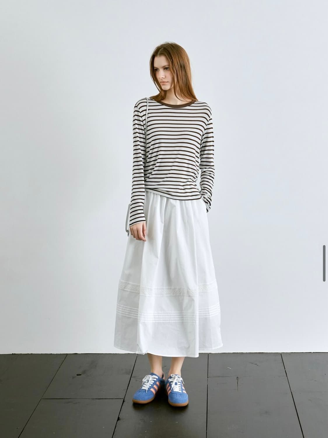 새상품) 코즈넉 플레어 롱스커트 상품이미지2