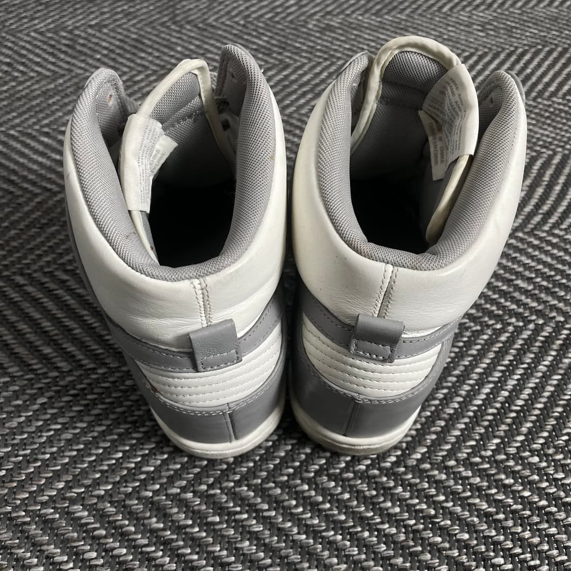 나이키 덩크 하이 레트로 화이트 플래티넘o 3289 상품이미지4