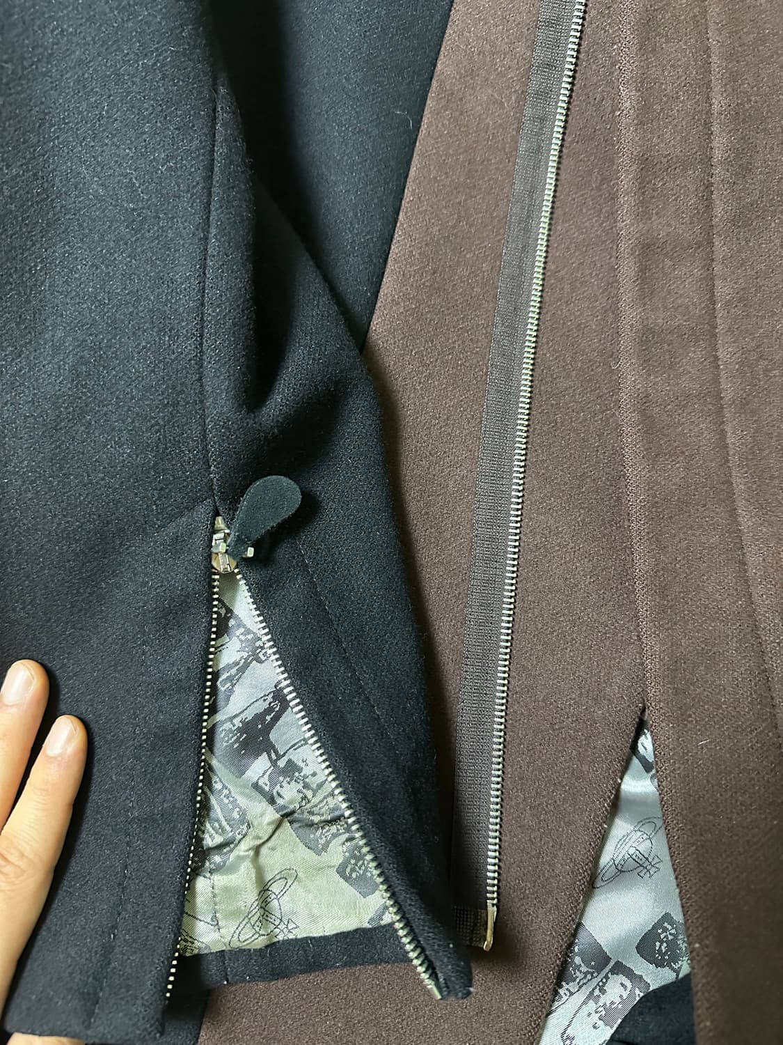 비비안웨스트우드 맨 13aw 울 지퍼 코트 50 상품이미지2