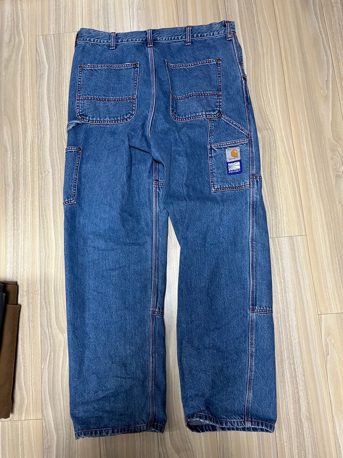 칼하트 라스벳 더블니 데님 팬츠 상품이미지1