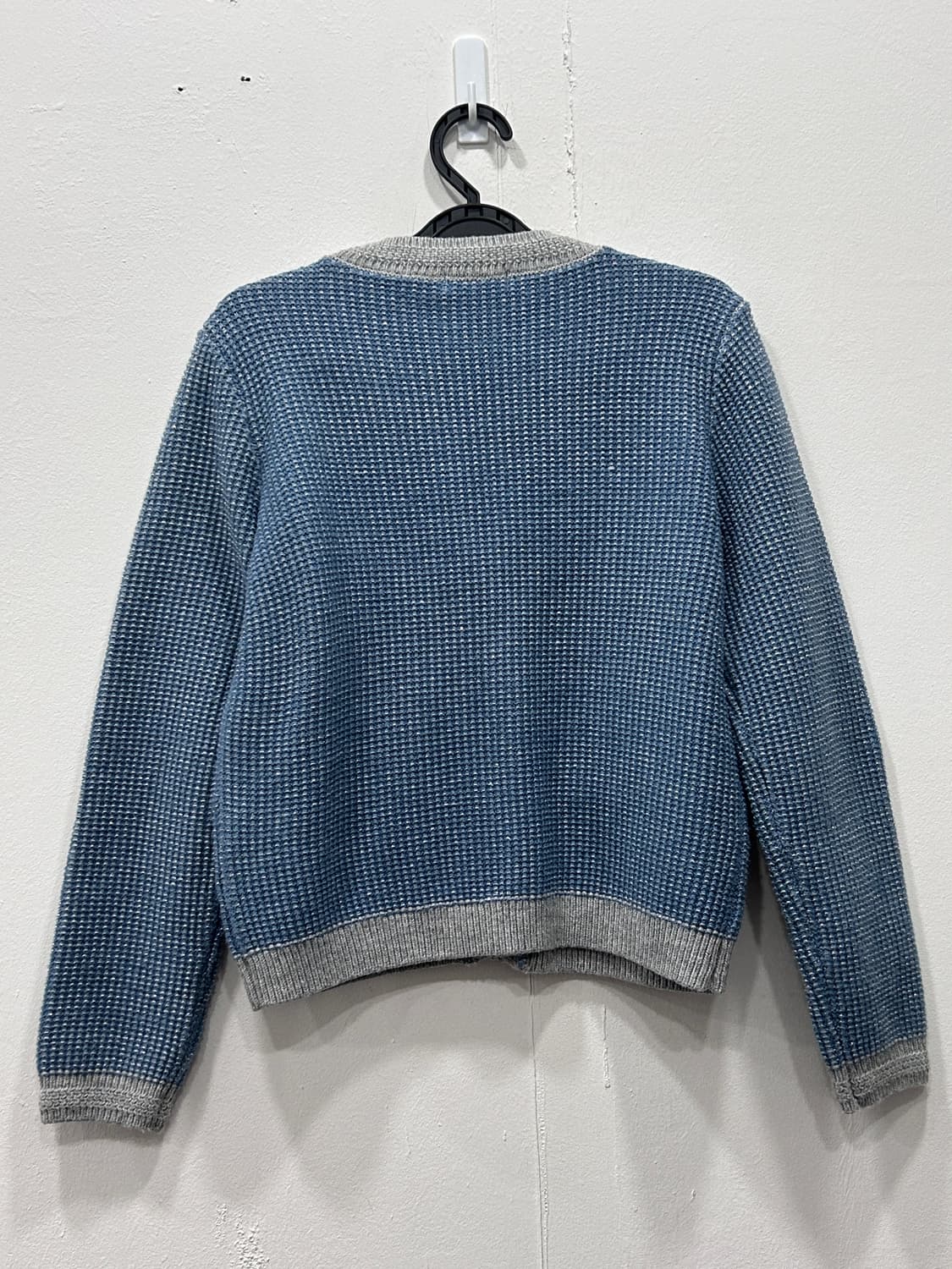 [90] 로엠 블루 트위드 니트 가디건 여성 90사이즈 상품이미지2