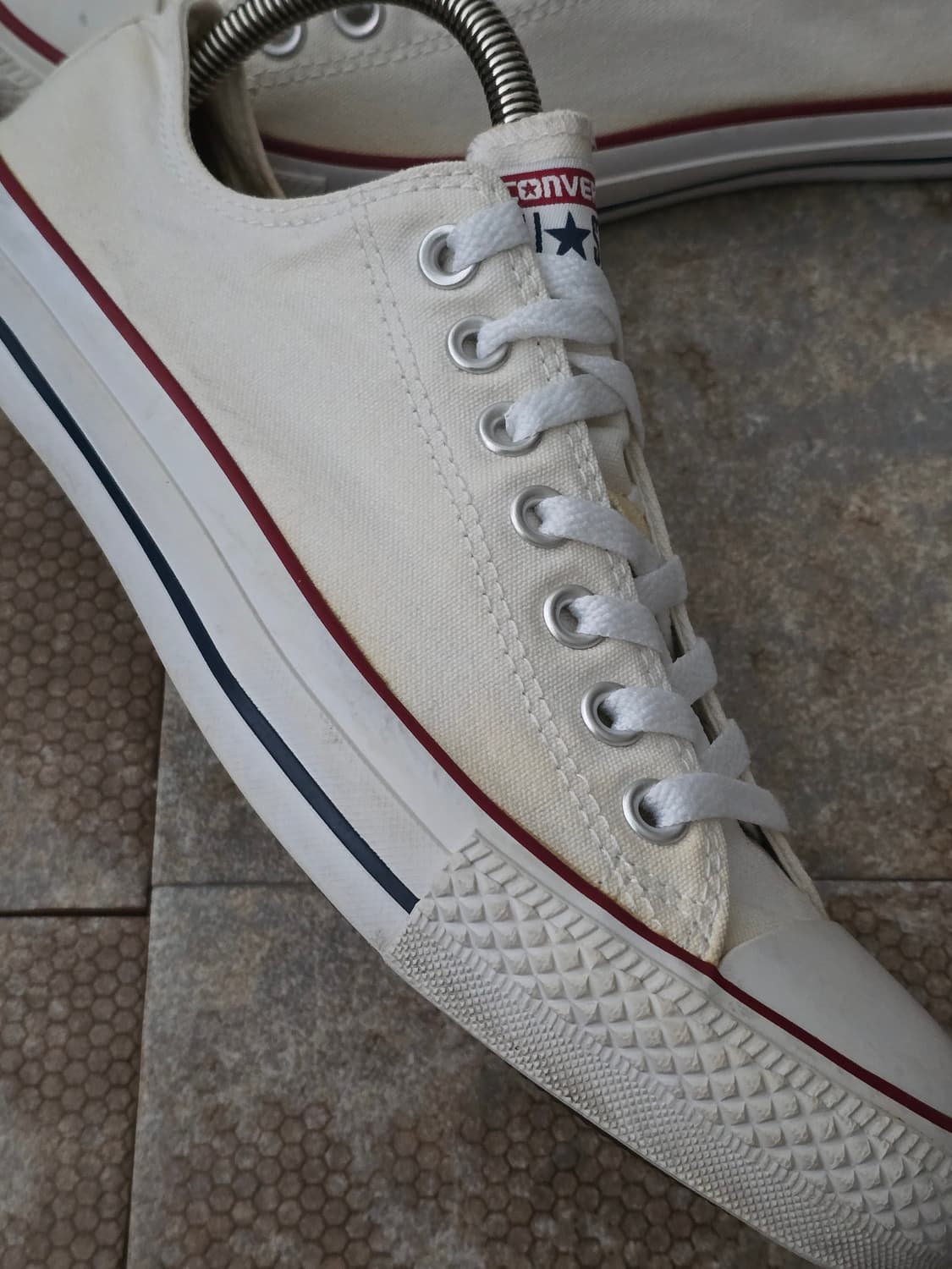 (270)컨버스 척테일러 올스타 로우 화이트 상품이미지8