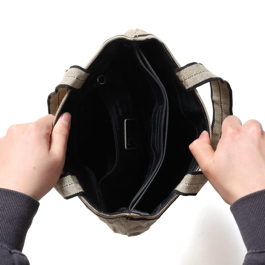 프라다 Prada Canvas Tote Bag 
 상품이미지3