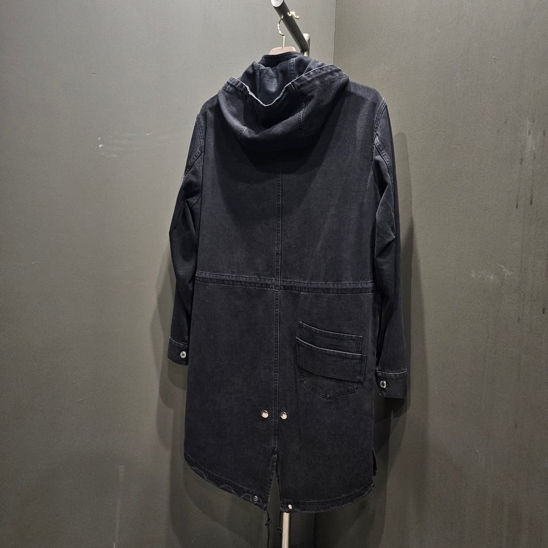 지방시 후드 데님 워싱 버튼 코트 상품이미지4