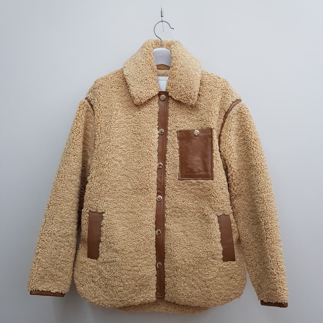 산드로 SANDRO 시어링 무스탕 자켓 0사이즈 상품이미지1