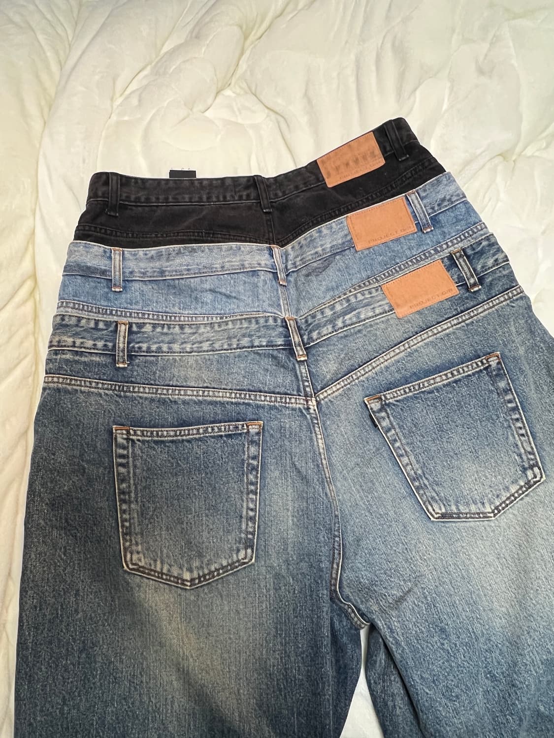 프로젝트 gr 레이어드 데님 3사이즈  상품이미지8