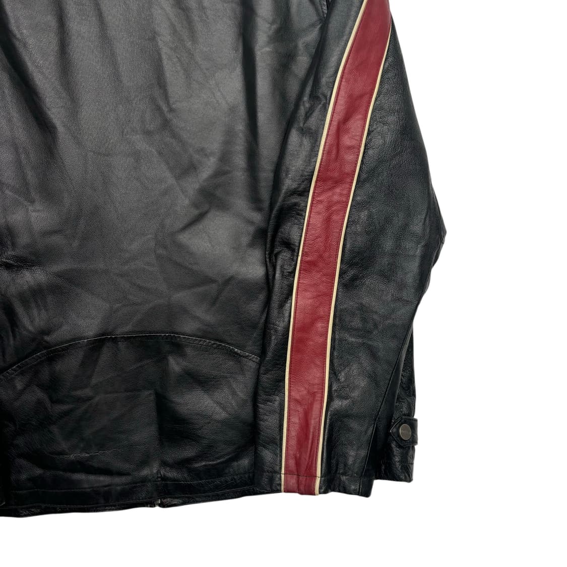 월슨레더 발마칸 램스킨 바이커 자켓 XL 상품이미지6