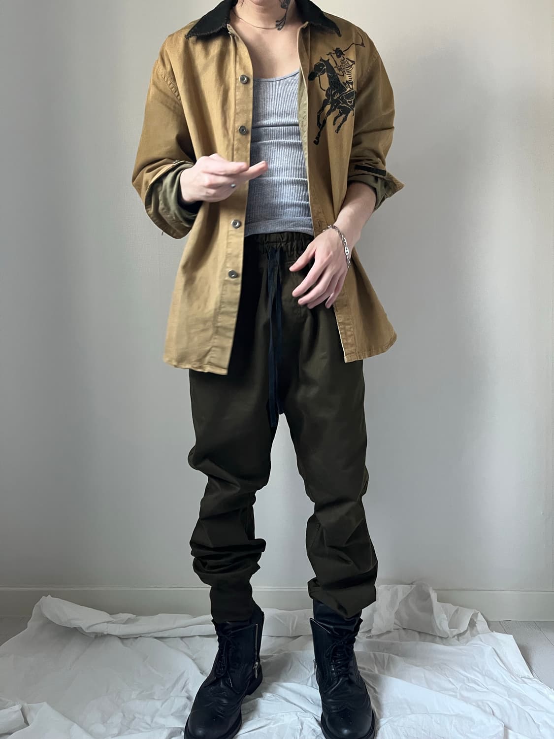 Yasuyuki Ishii Drop Crotch Jogger Pants 상품이미지6
