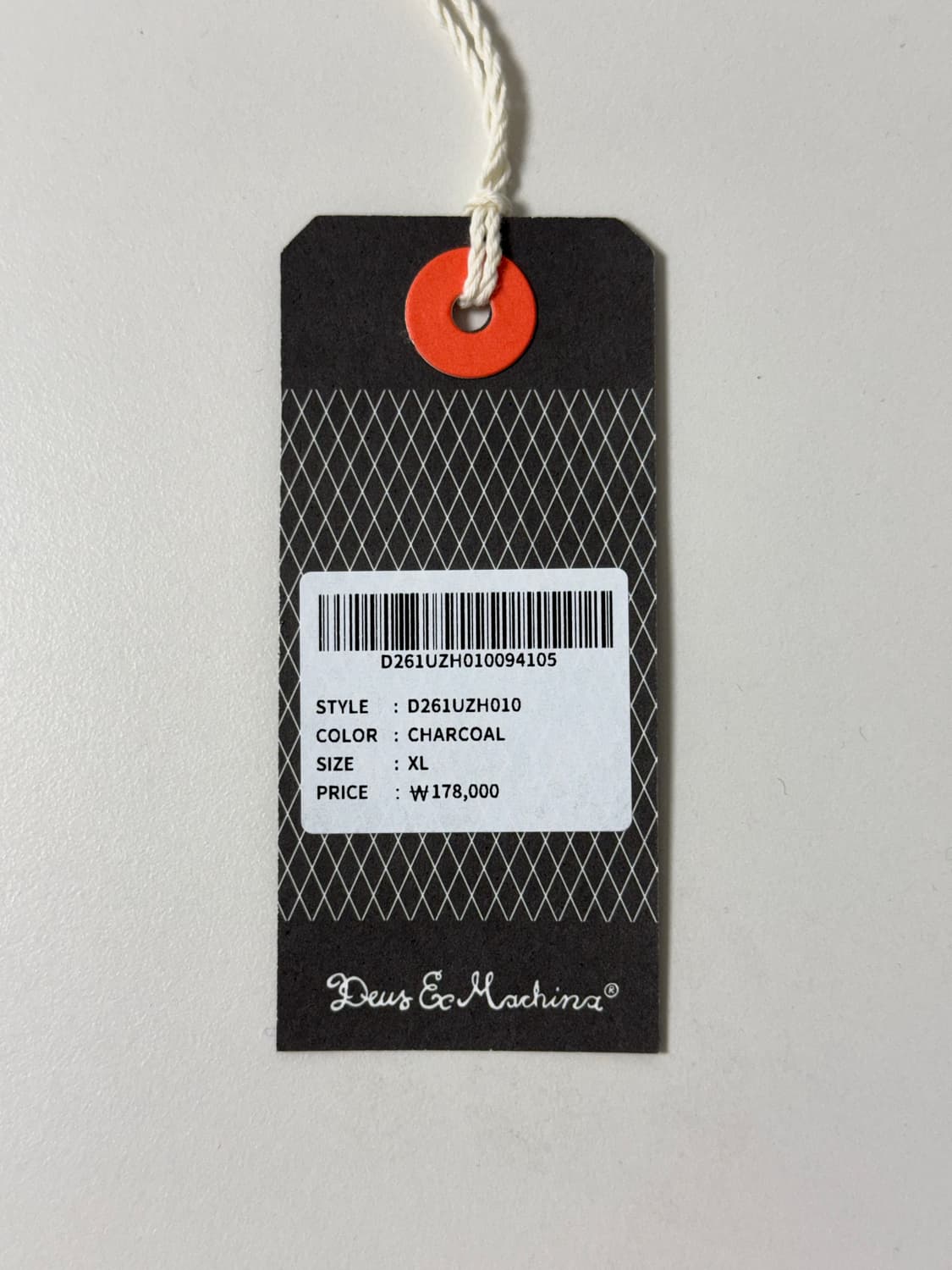 [XL] 데우스 후드집업 차콜 상품이미지4