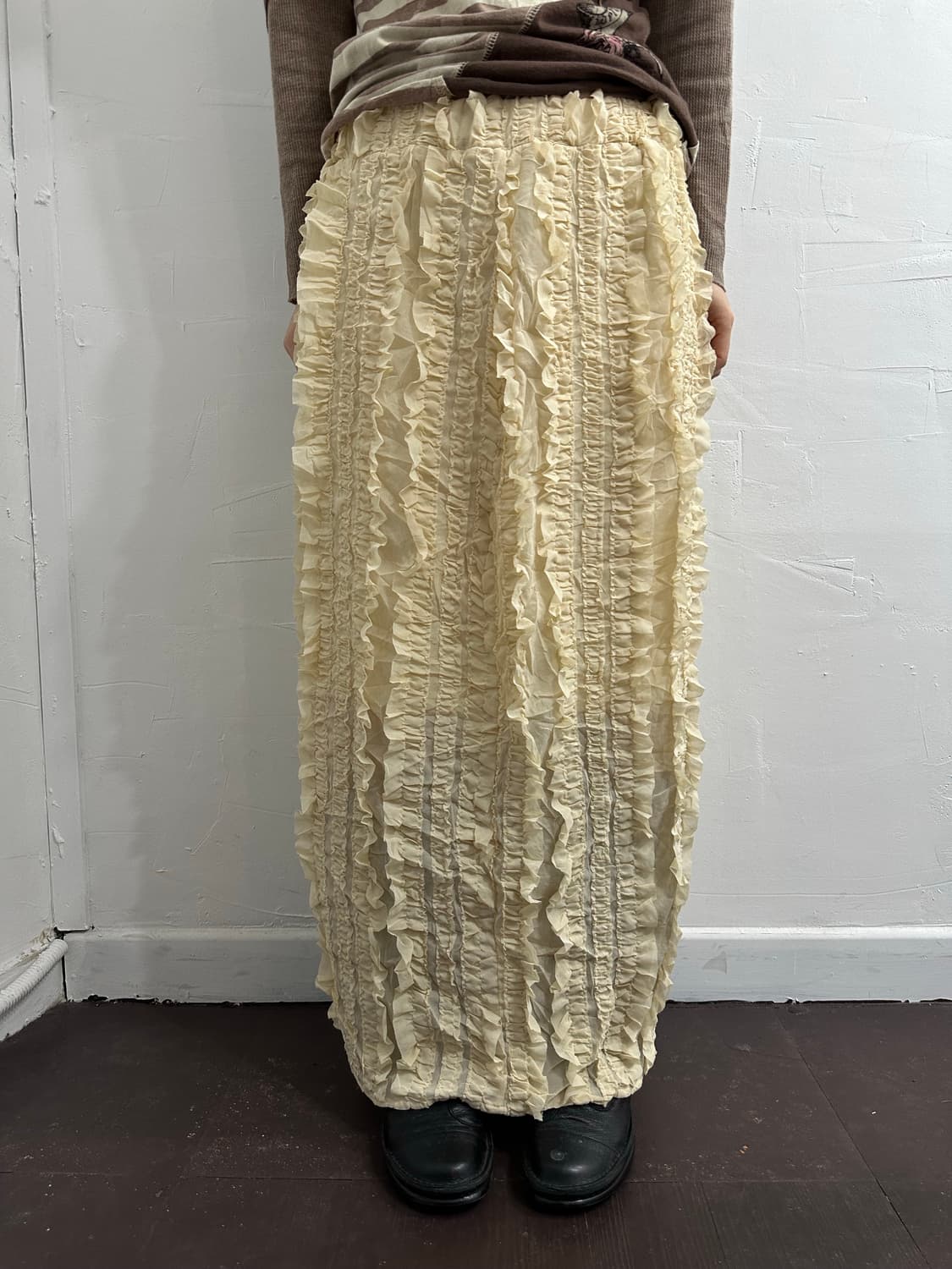 samansa mos2 frill long skirt 상품이미지2