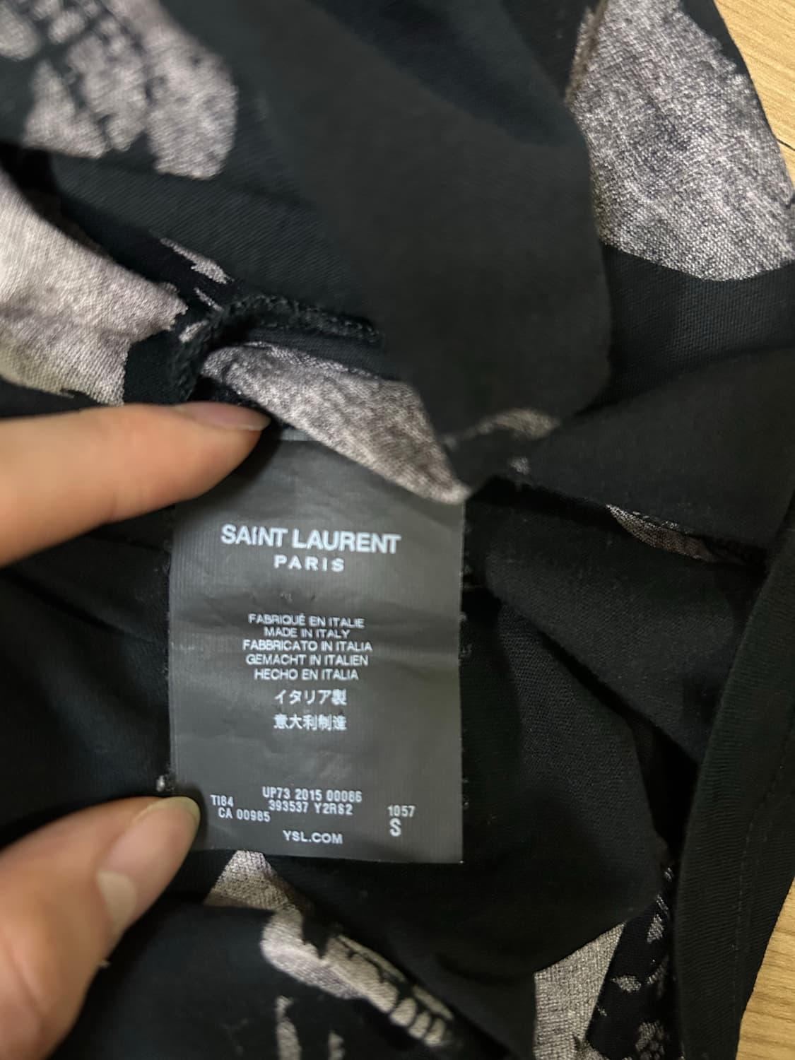 생로랑 에디슬리먼 skull head  반팔 상품이미지4