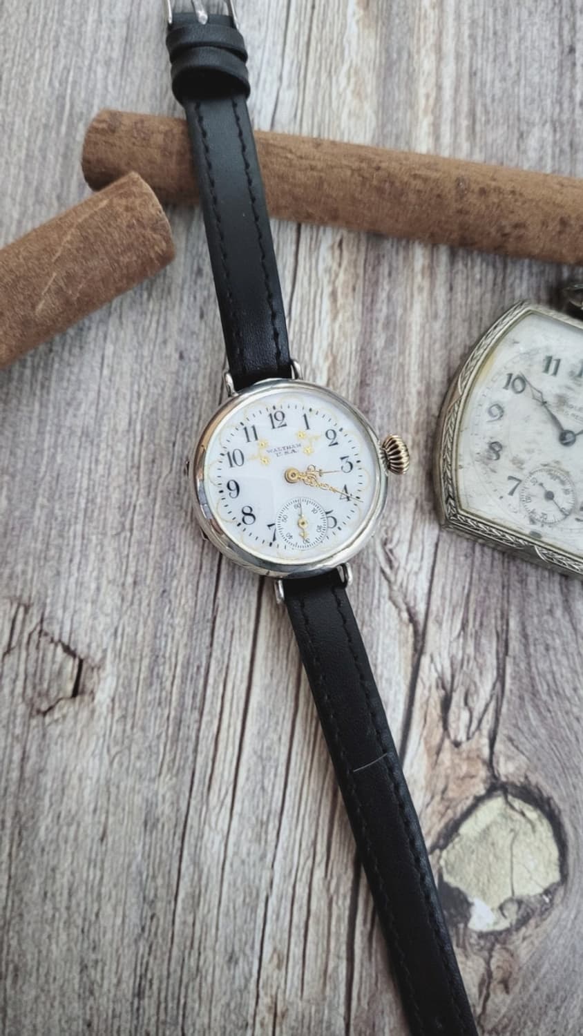 [특가상품]정품 월삼 1925년 에나멜 트렌치 수동 시계 상품이미지5