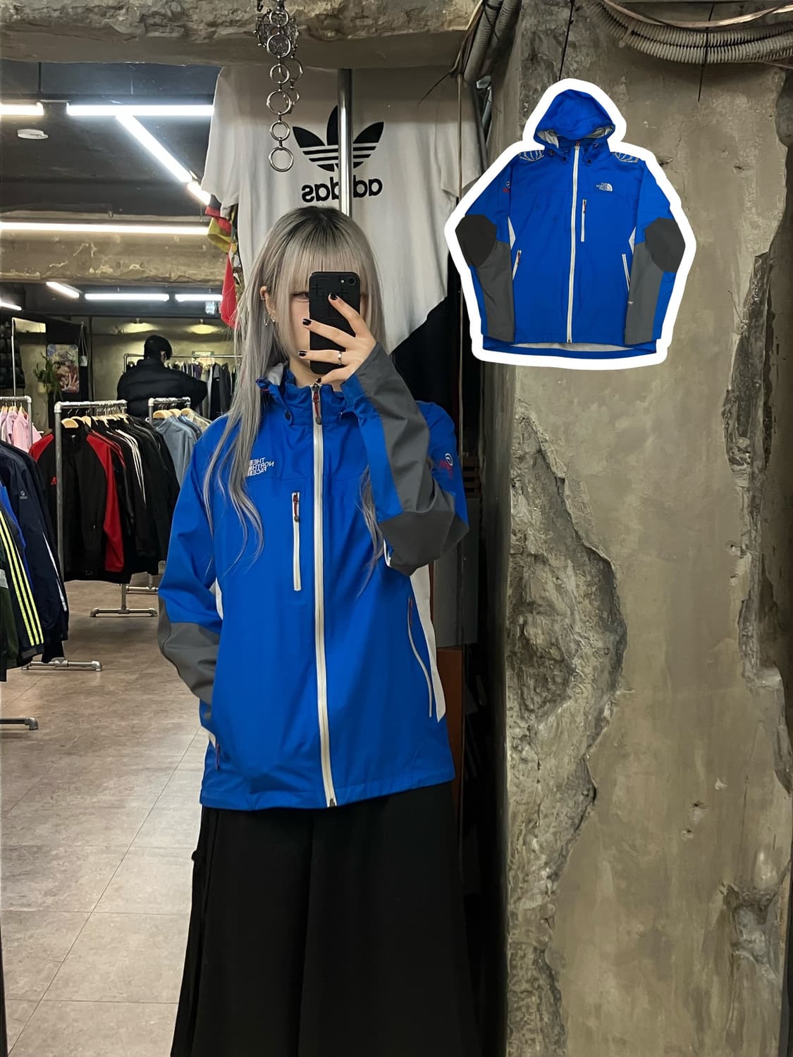 노스페이스 서밋 윈드스토퍼 바람막이 블루 100 #csz2817 상품이미지1