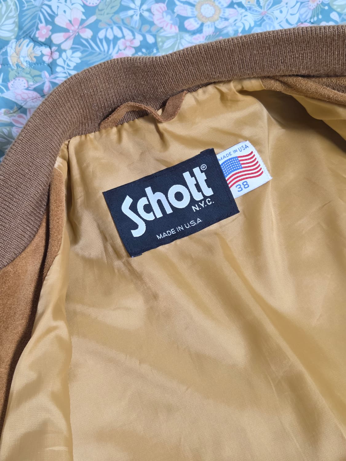 쇼트 스웨이드 봄버 자켓 38 상품이미지3