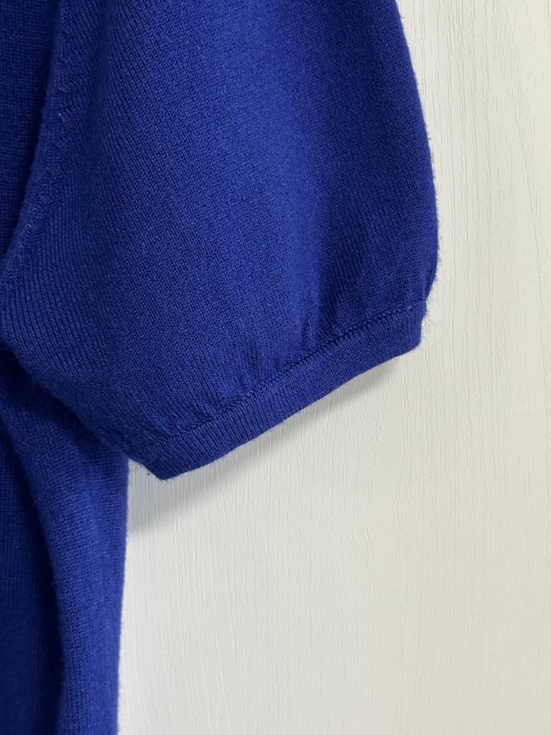 블루 반팔 니트 상품이미지4