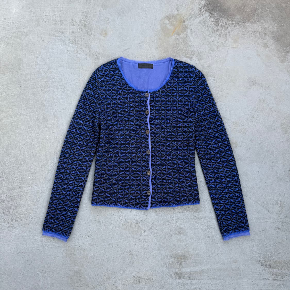 MINE 패턴 가디건 상품이미지1