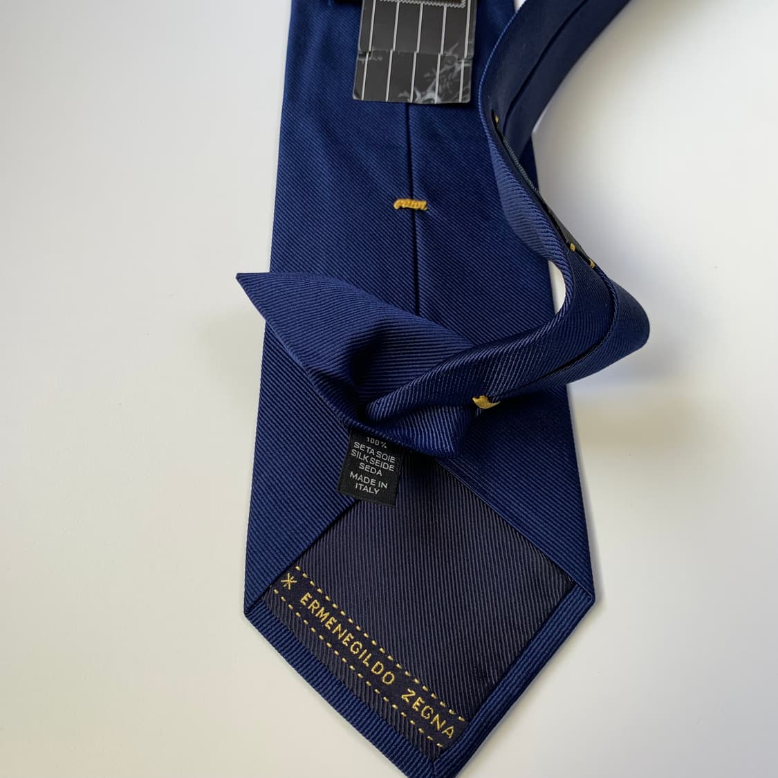 (미사용품) 에르메네질도 제냐 택 달린 미품 명품 이태리넥타이 100실크 상품이미지8