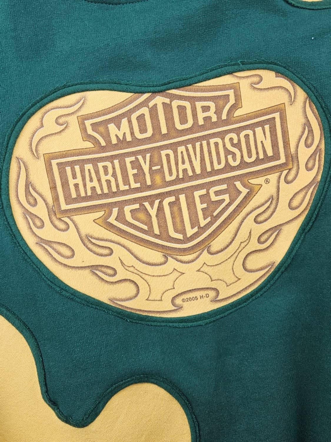 할리데이비슨X밀텍스 아플리케 커스텀 맨투맨 스웻셔츠 (3XL)/11541 상품이미지10