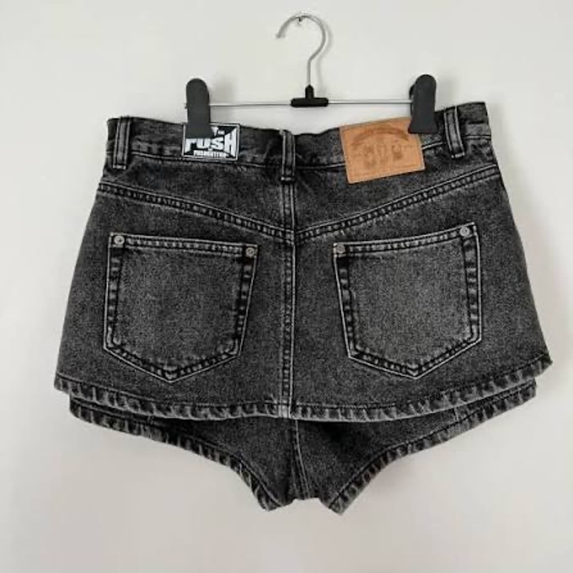 PUSH BUTTON 마이크로 데님 쇼츠 스커트 26 상품이미지2
