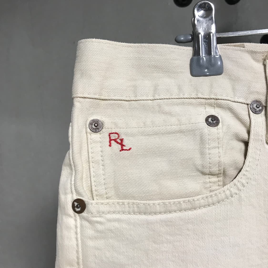 폴로 랄프로렌 코튼 팬츠 아이보리 34/32 상품이미지4