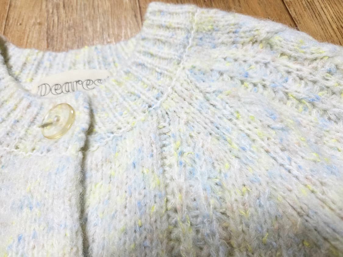 메이비베이비(MAYBEBABY) 디어리스트 벌스데이 가디건 새상품  상품이미지8