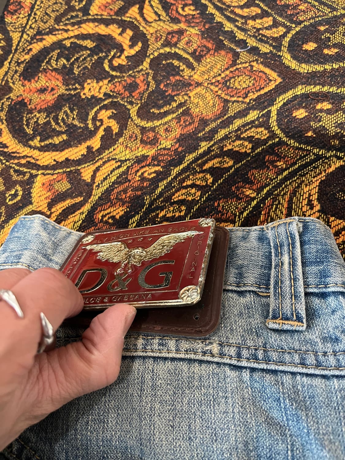 돌체앤가바나 00s 디스트로이드 데님팬츠 상품이미지10