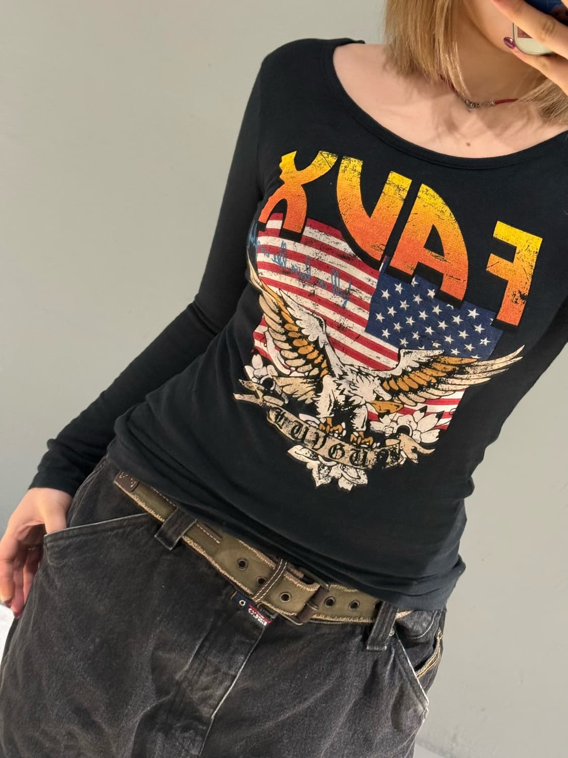 eagle printing & lettering long sleeve 상품이미지2