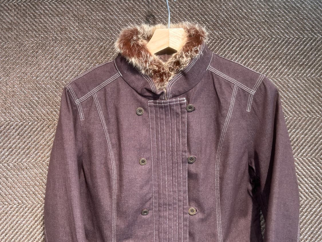 00s 히로코 코시노 퍼 트리밍 자켓  상품이미지2