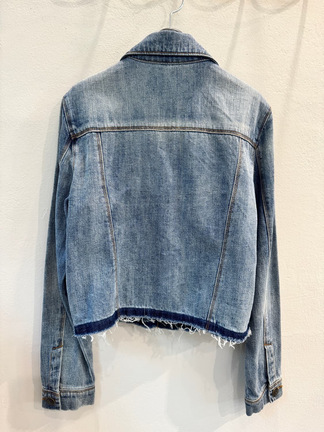 japan vintage 컷오프 데님자켓 상품이미지6