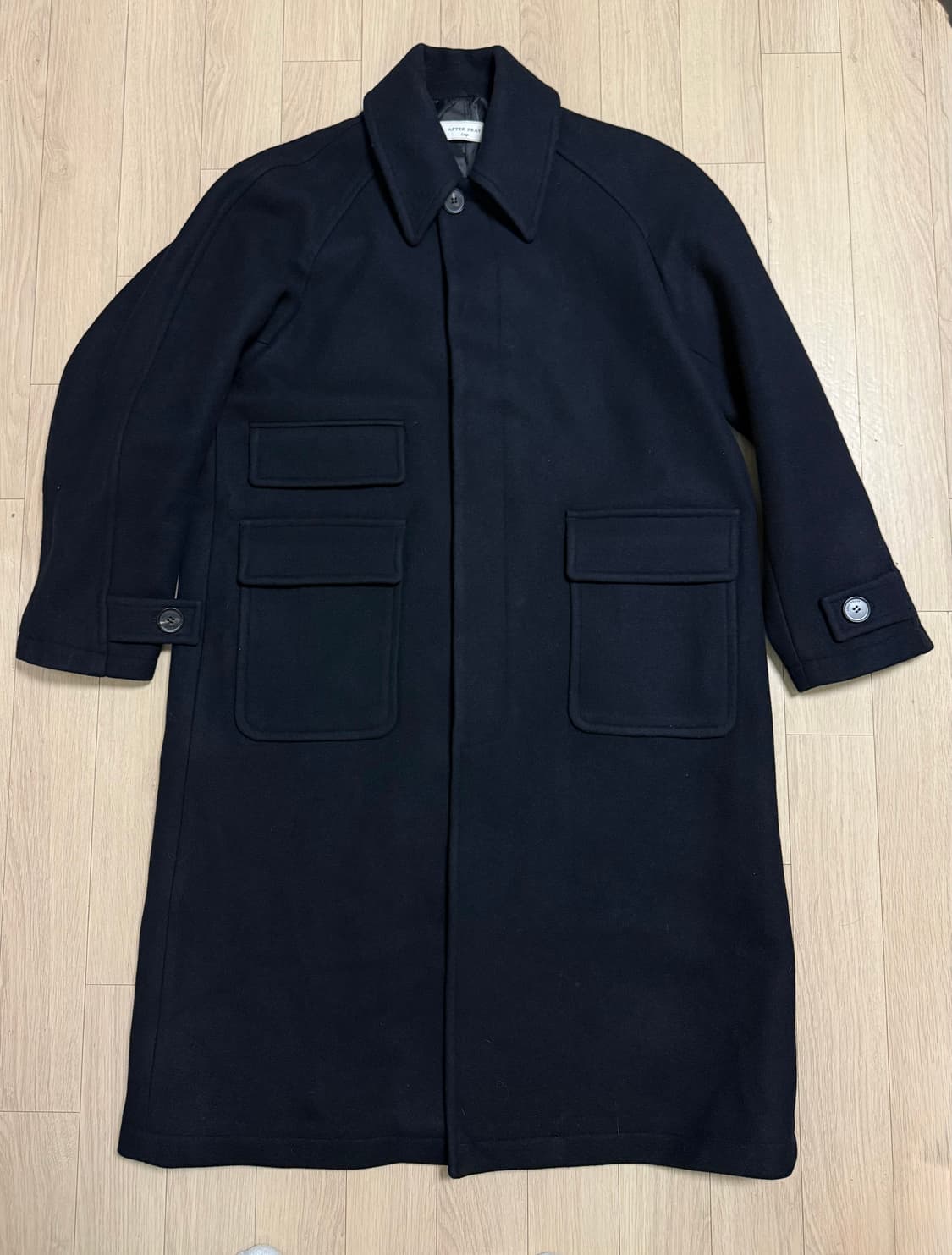 애프터프레이(AFTER PRAY) 발마칸 코트 네이비 L 상품이미지1