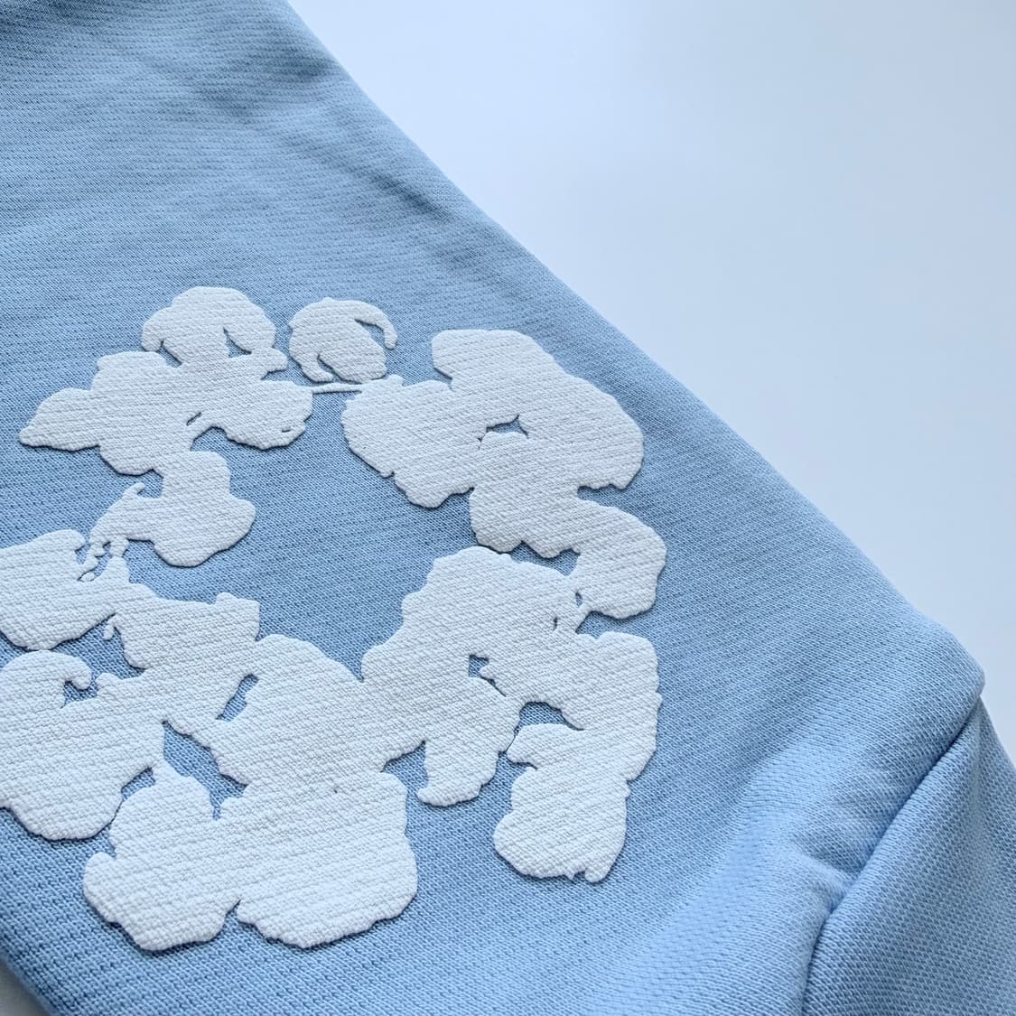 데님티어스 라이트 블루 후드티 M 상품이미지2