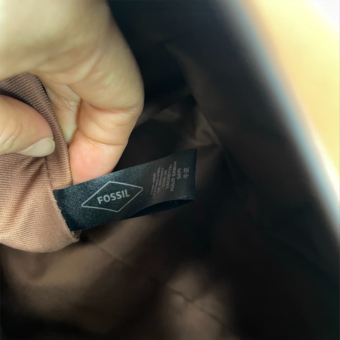 파슬 Fossil 브라운 엠마 사첼백 토트백 크로스백 상품이미지7