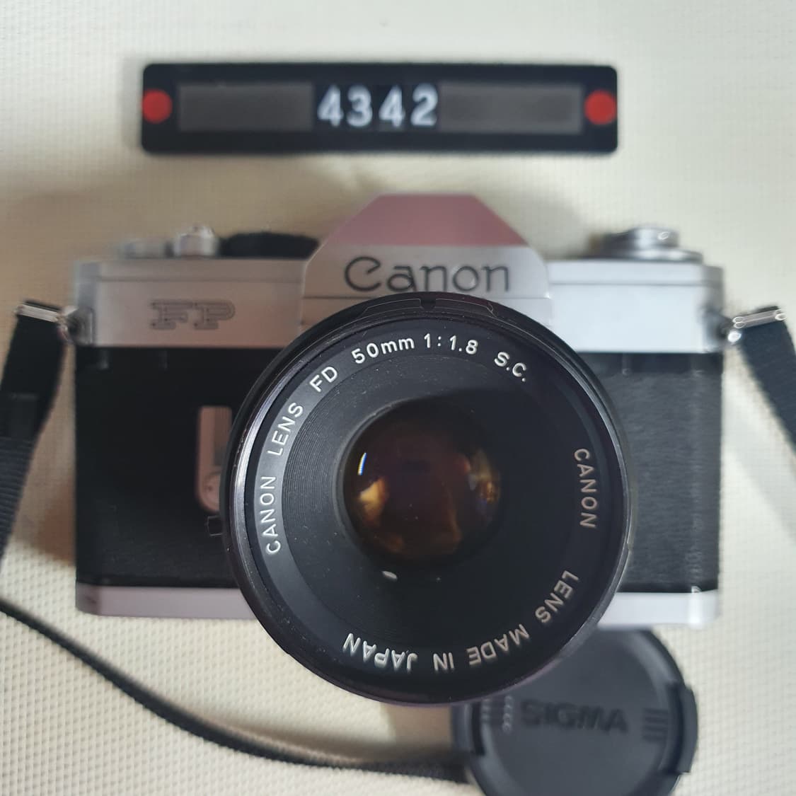 캐논 FP 필름카메라 1.8 FD 단렌즈 장착 상품이미지1