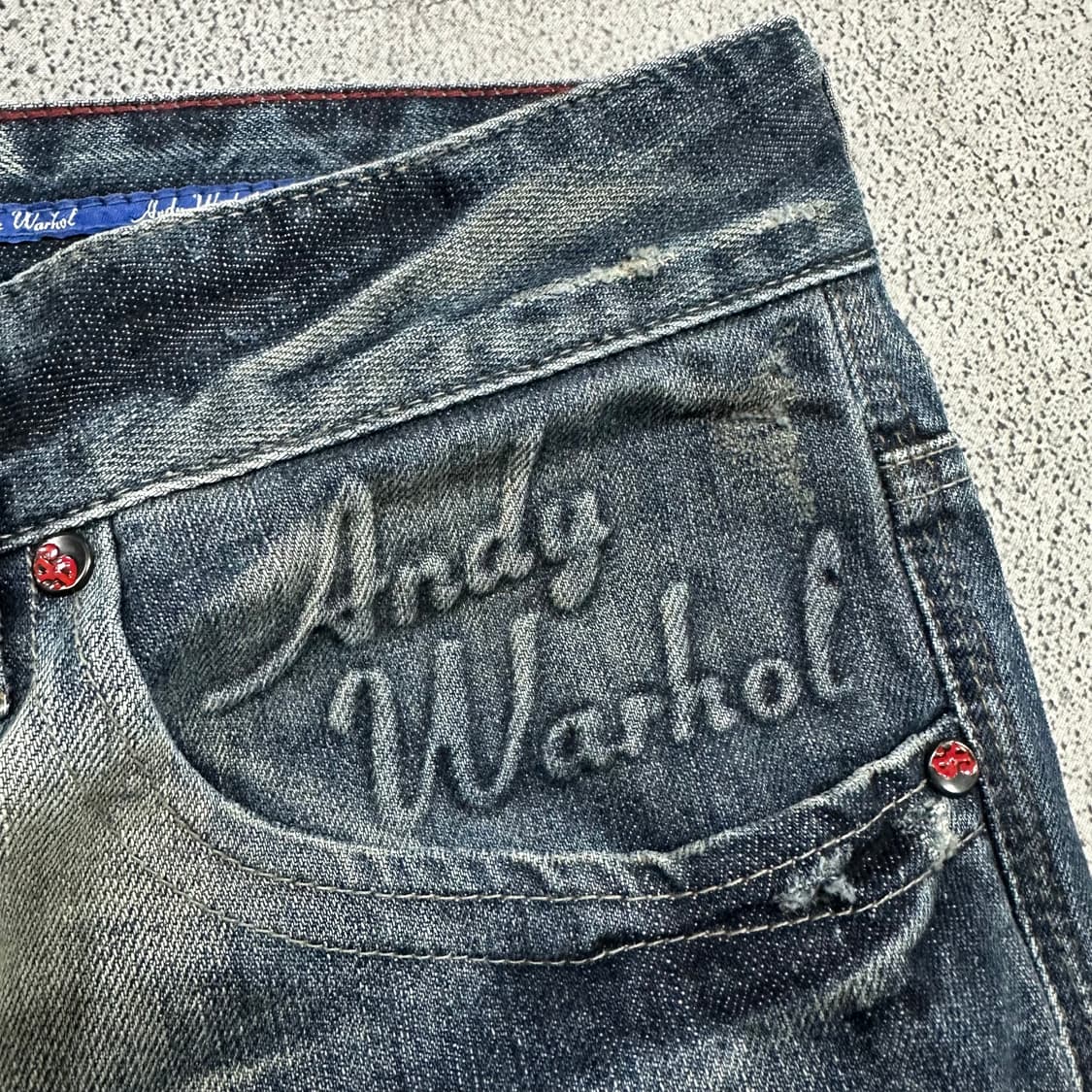 ✨ (바배) 앤디워홀 팝아트 데님 팬츠  상품이미지4