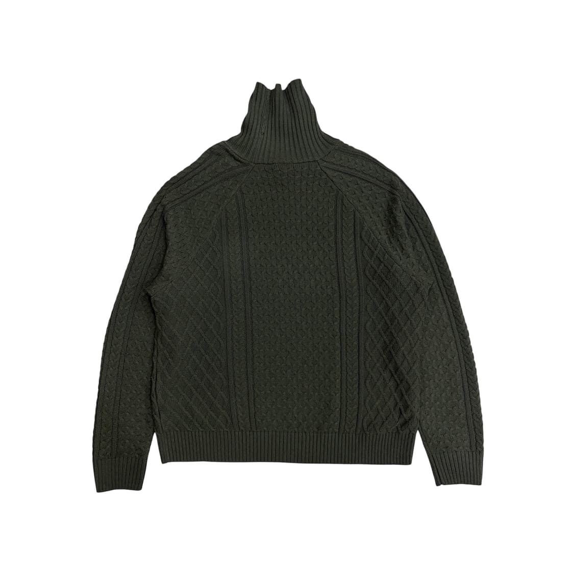 나이키 카키 빅스우시 빅로고 케이블 목폴라 니트 110 xxl 2xl 상품이미지2