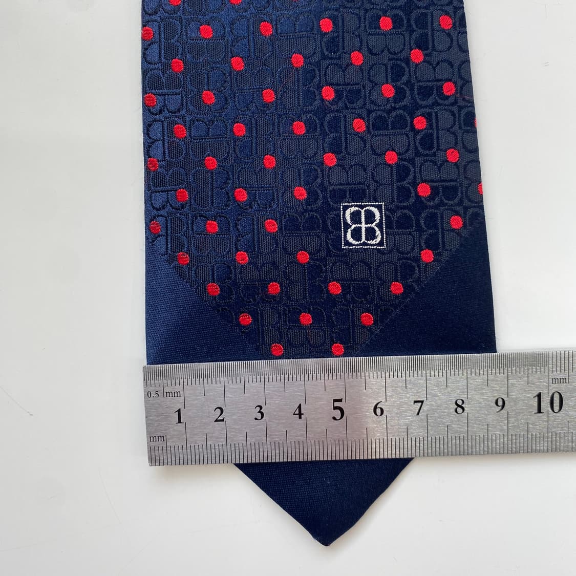 BALENCIAGA 발렌시아가 모노그램 정품 명품 넥타이 상품이미지7