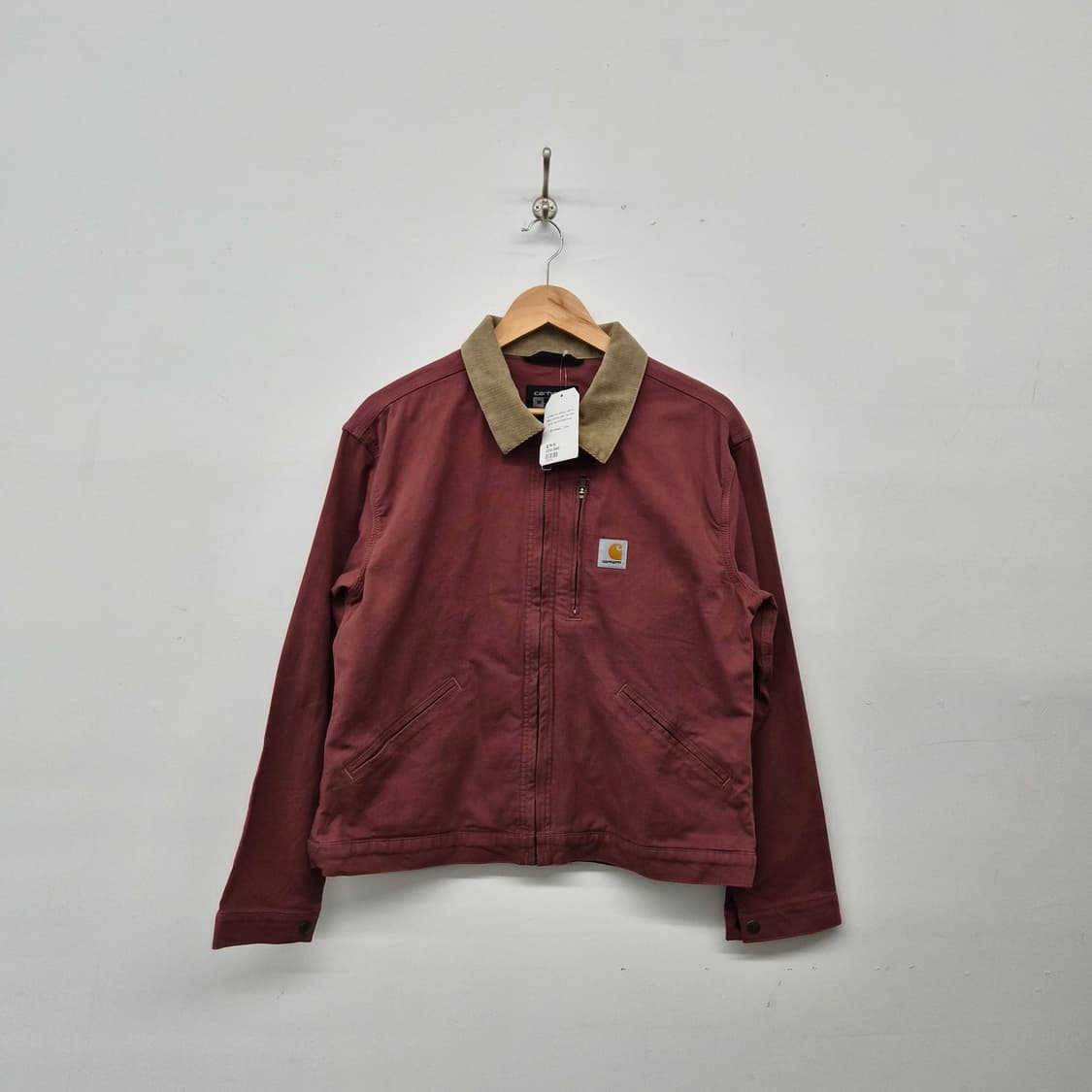 칼하트 버건디색 디트로이트 자켓 남녀공용 M 상품이미지1