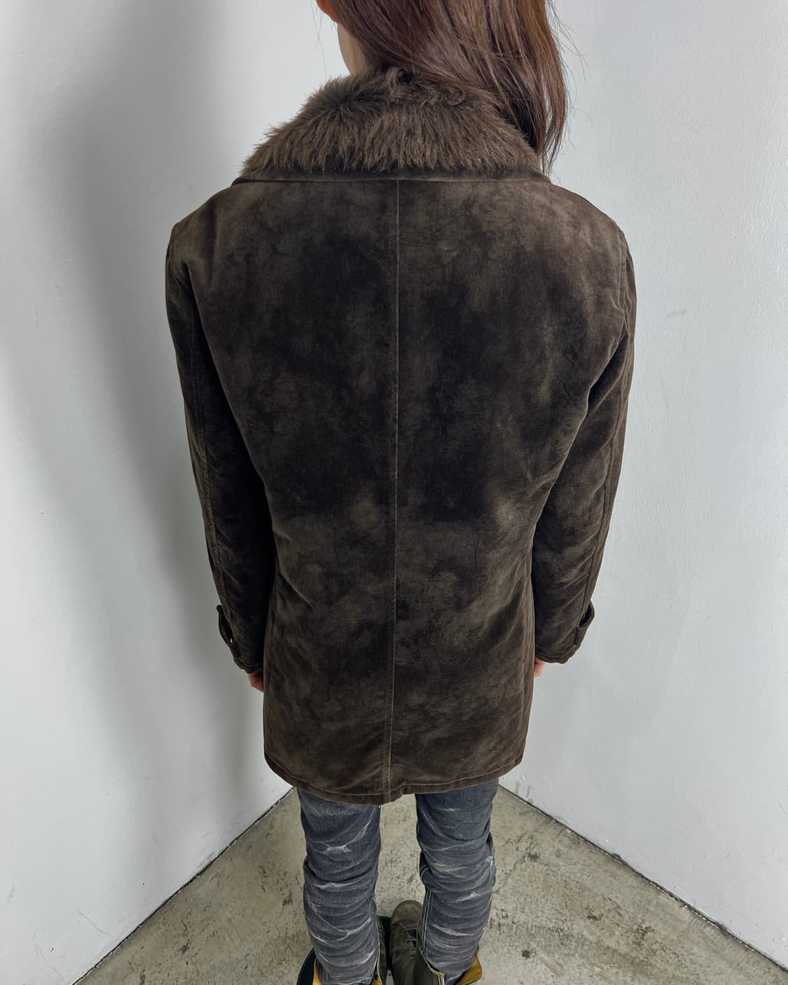 토네이도 마트 (Tornado Mart) 벨루어 퍼 트리밍 코트 상품이미지2