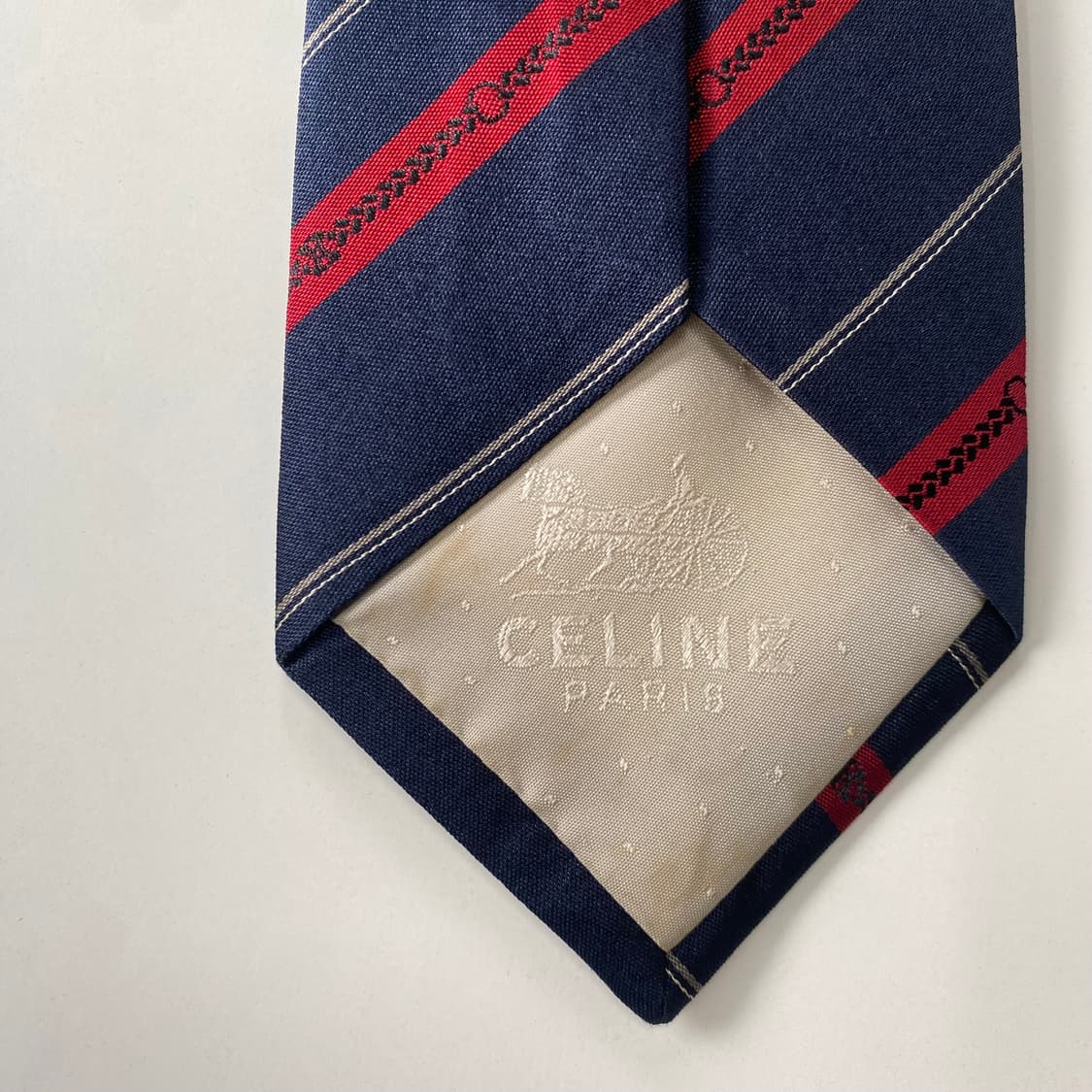 셀린느(celine) 명품 정품 넥타이 8.3cm 상품이미지9