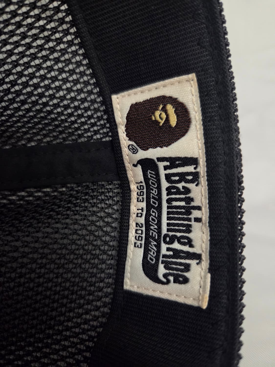 베이프 샤크 메쉬 볼캡 황계 스냅백 상품이미지7