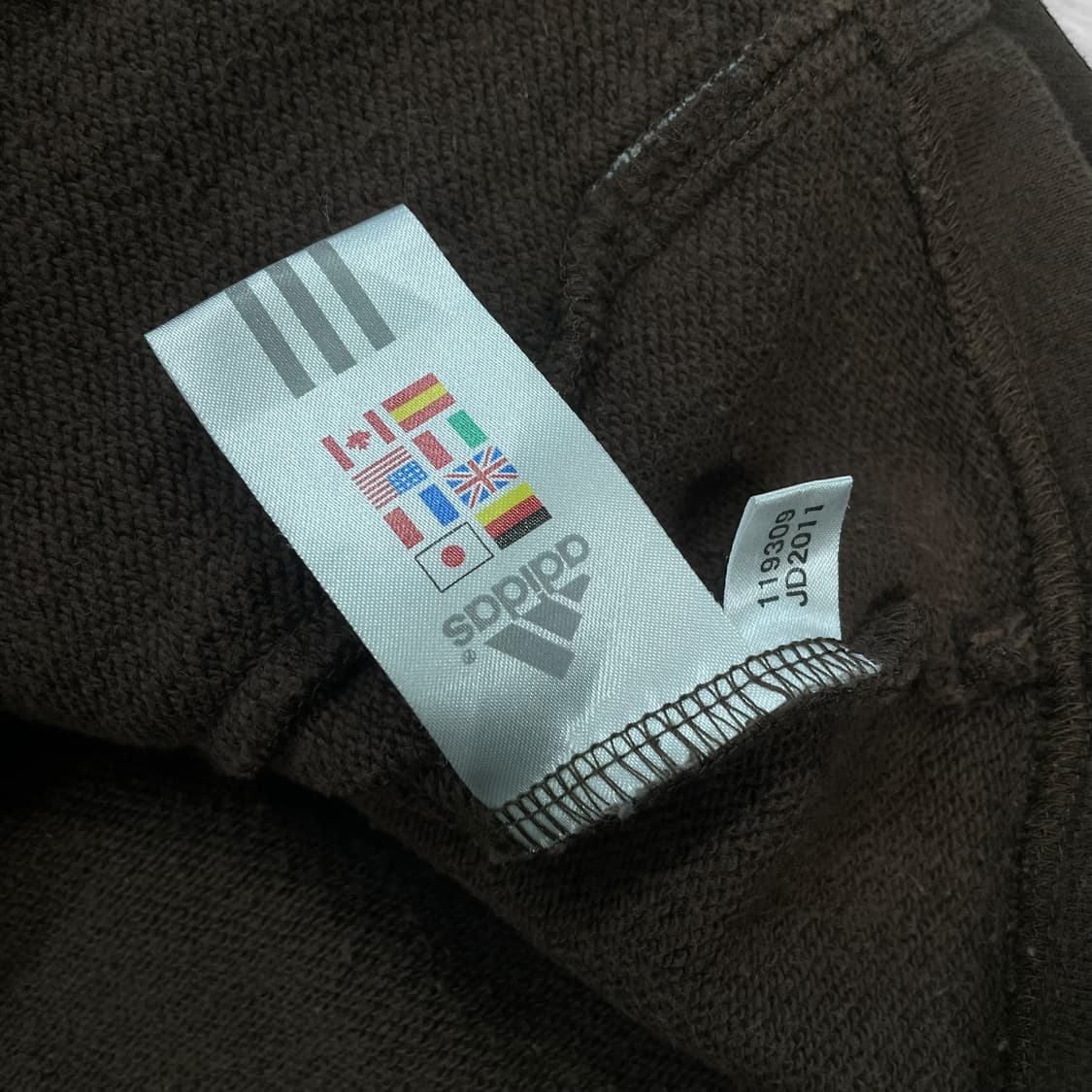 아디다스 y2k 스포티 스웻 트랙탑 자켓 브라운 상품이미지5