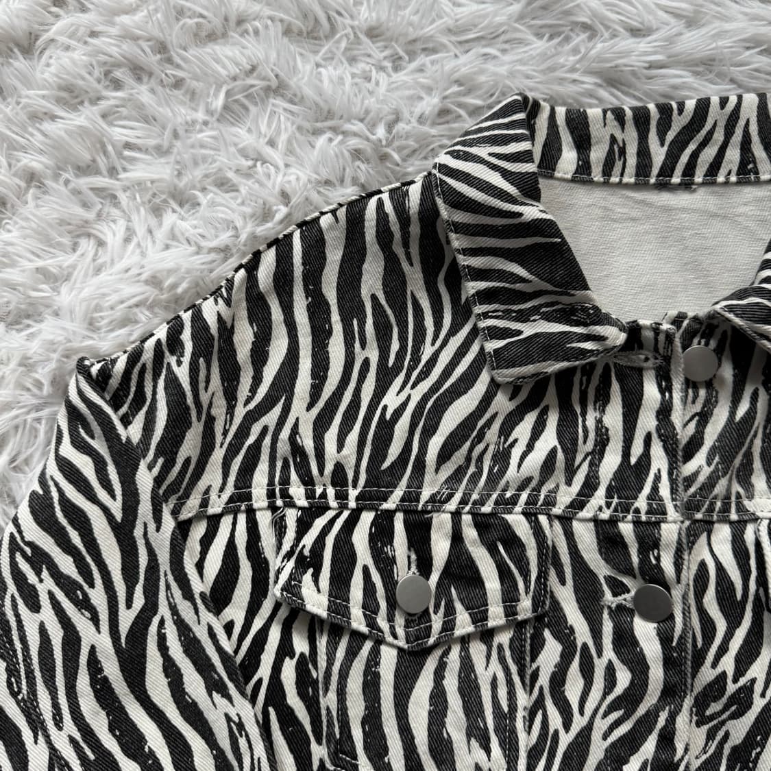 ZEBRA 일본빈티지 트러커 자켓 지브라 빈티지자켓 청자켓 데님자켓 상품이미지1