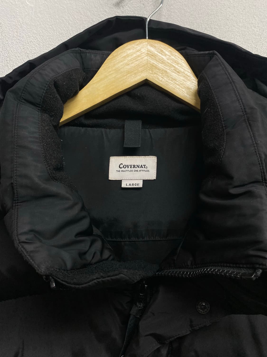 커버낫 COVERNAT 덕다운 롱패딩 L 상품이미지6