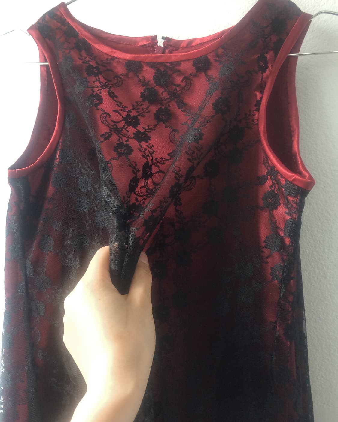Lace layered sleeveless onepiece 상품이미지4