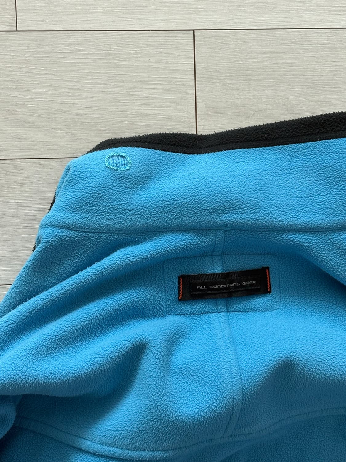 90s ACG 나이키 플리스 자켓 스카이블루 (XL) 상품이미지5