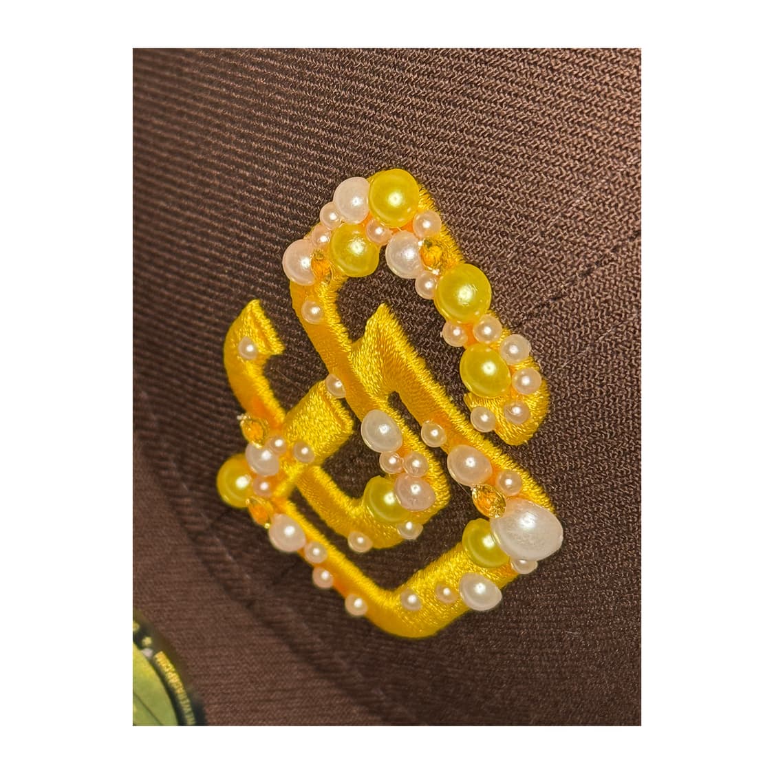 S Yellow flower point🌼 Custom Cap 7 1/8 상품이미지8