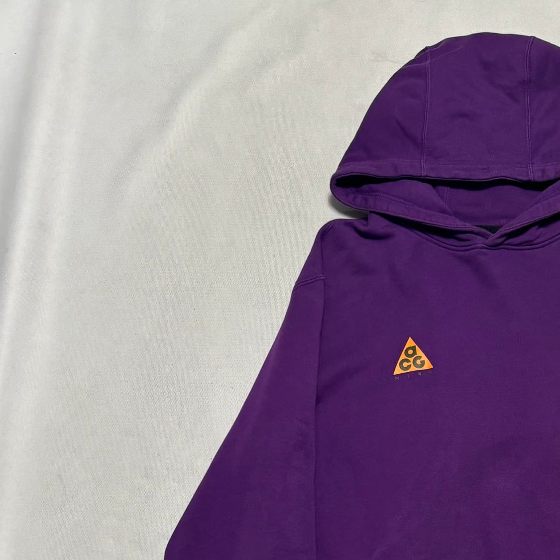 XL 나이키 acg 로고 퍼플 후드티 상품이미지1