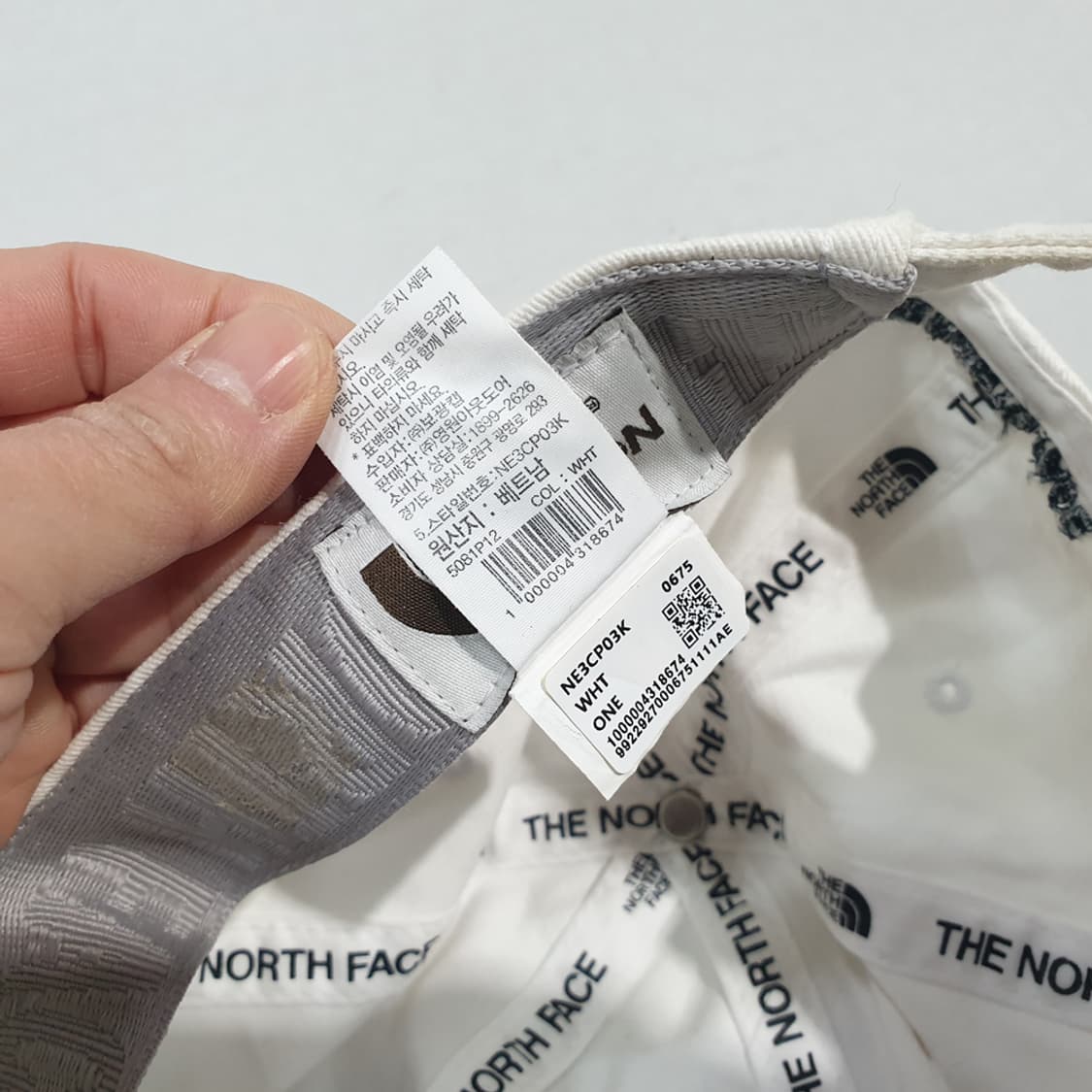 노스페이스 화이트라벨 코튼 볼 캡 상품이미지7