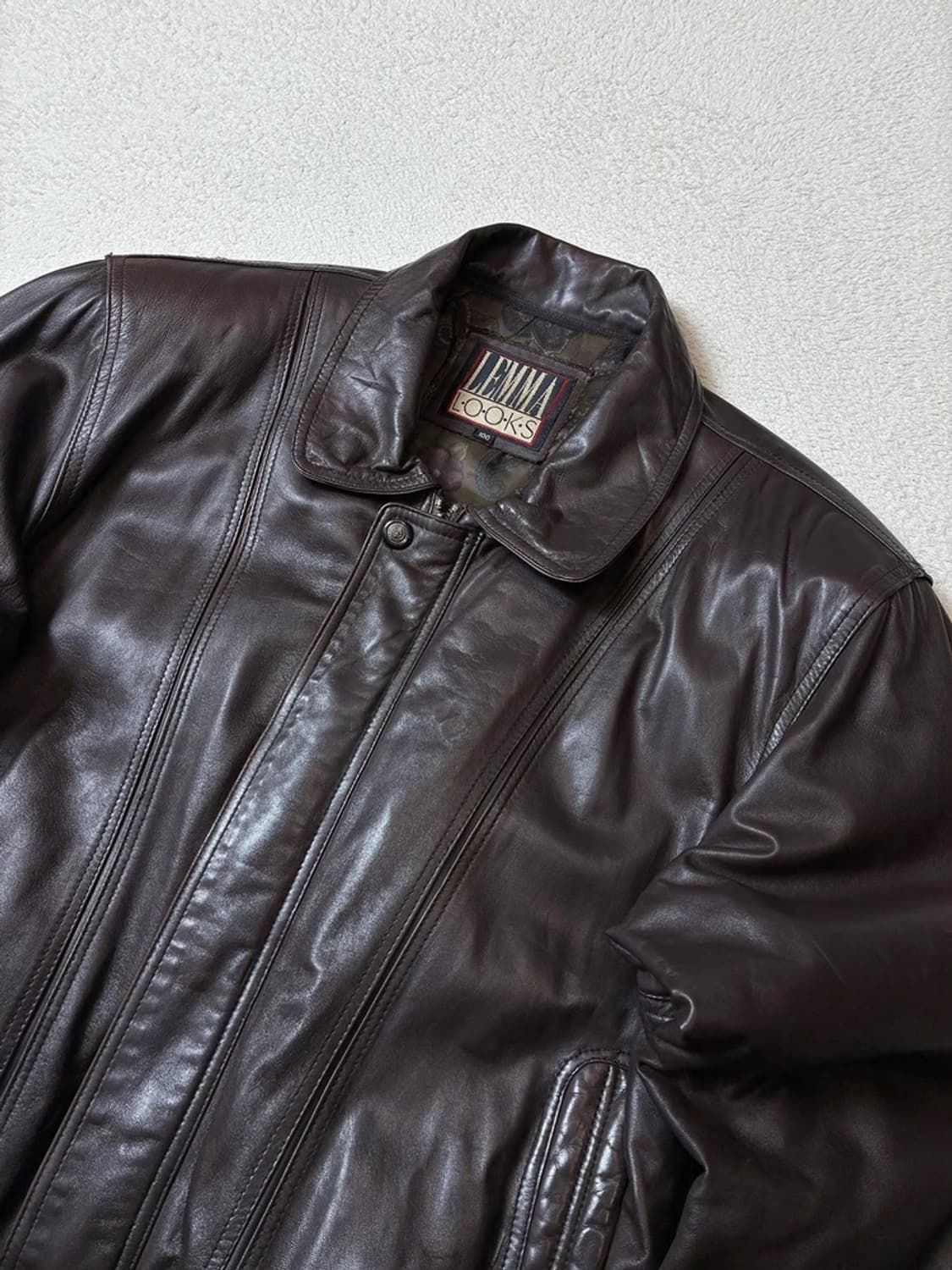 LEMMA 90's 양가죽 봄버 자켓 PN7817 상품이미지2