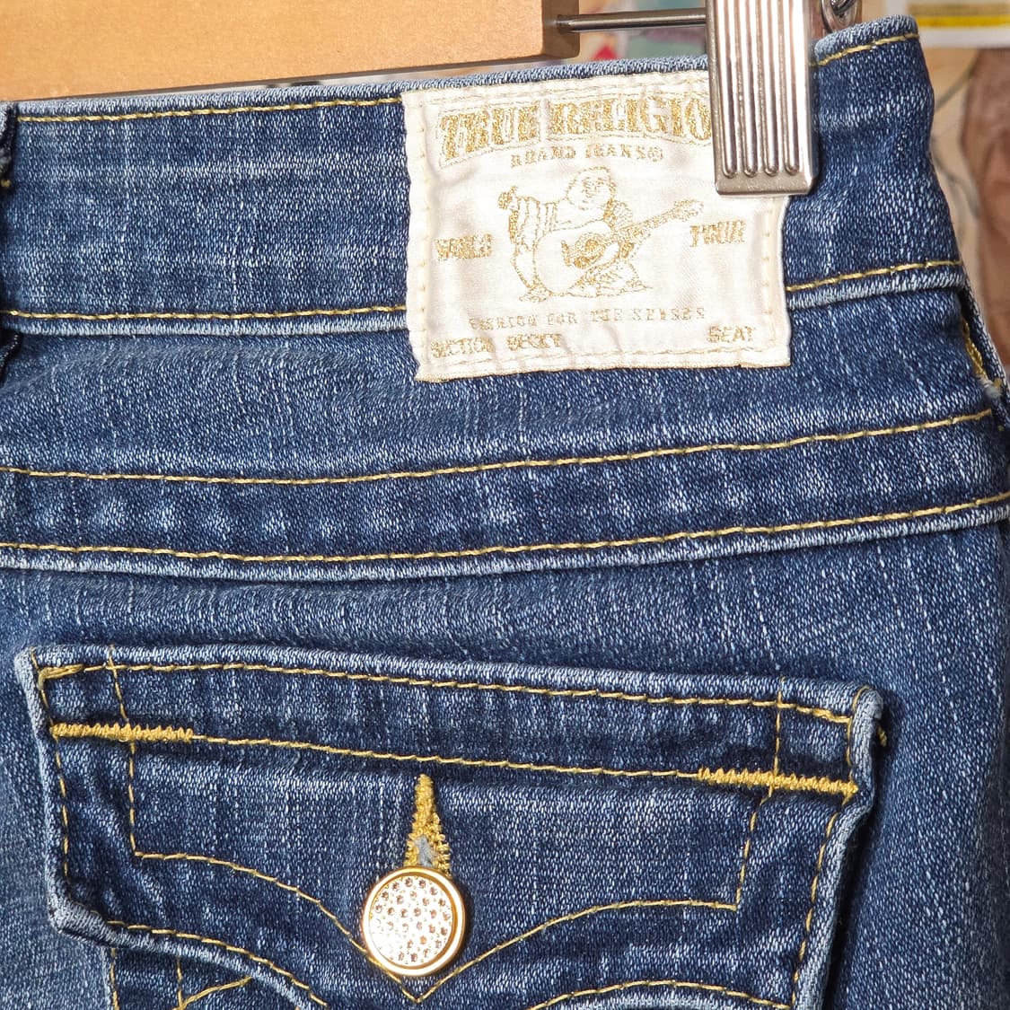 트루릴리전 베키 로우라이즈 데님 팬츠 상품이미지3